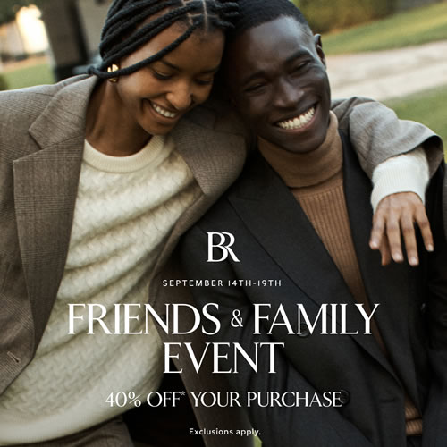 Banana Republic Friends and Family Event
