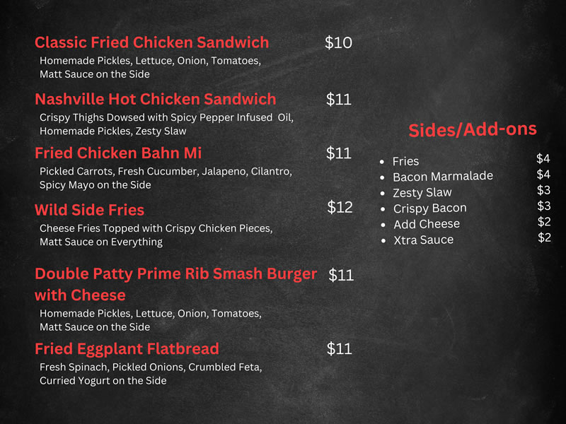Food Truck Friday – Matt’s Sandwiches